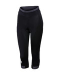 SPORTFUL Kolesarske 3/4 hlače brez naramnic - GIRO LADY - črna