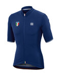 SPORTFUL Kolesarski dres s kratkimi rokavi - ITALIA CL - modra