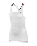 SPORTFUL Kolesarski dres brez rokavov - GRACE LADY - bela