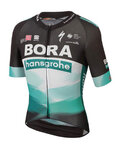 SPORTFUL Kolesarski dres s kratkimi rokavi - BORA HANSGROHE 2020 - zelena/črna