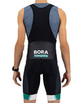 SPORTFUL Kolesarske kratke hlače z naramnicami - BORA HANSGROHE 2021 - črna
