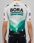 SPORTFUL Kolesarski dres s kratkimi rokavi - BORA HANSGROHE 2021 - siva/zelena