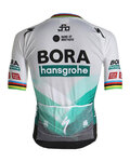 SPORTFUL Kolesarski dres s kratkimi rokavi - BORA HANSGROHE 2021 - siva/zelena