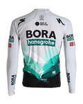SPORTFUL Kolesarski dres z dolgimi rokavi zimski - BORA 2021 WINTER - siva/zelena