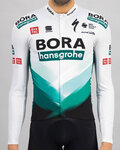 SPORTFUL Kolesarski dres z dolgimi rokavi zimski - BORA 2021 WINTER - siva/zelena
