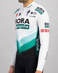 SPORTFUL Kolesarski dres z dolgimi rokavi zimski - BORA 2021 WINTER - siva/zelena
