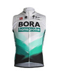 SPORTFUL Kolesarski brezrokavnik - BORA HANSGROHE 2021 - zelena/siva
