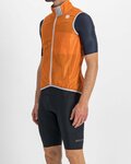 SPORTFUL Kolesarski brezrokavnik - HOT PACK EASYLIGHT - oranžna