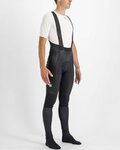 SPORTFUL Kolesarske dolge hlače z naramnicami - BODYFIT PRO - črna