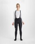 SPORTFUL Kolesarske dolge hlače z naramnicami - BODYFIT CLASSIC W - črna