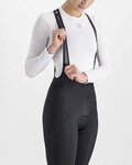 SPORTFUL Kolesarske dolge hlače z naramnicami - BODYFIT CLASSIC W - črna