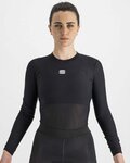 SPORTFUL Kolesarska  majica z dolgimi rokavi - BODYFIT PRO WOMAN - črna