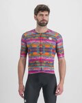 SPORTFUL Kolesarski dres s kratkimi rokavi - GLITCH BOMBER - zelena
