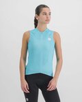SPORTFUL Kolesarski dres brez rokavov - MATCHY LADY - svetlo modra
