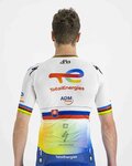SPORTFUL Kolesarski dres s kratkimi rokavi - TOTAL ENERGIES 2022 - bela/rumena/modra/oranžna
