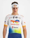 SPORTFUL Kolesarski trak za lase - TOTAL ENERGIES 2022 - bela/modra/rumena/oranžna