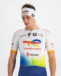 SPORTFUL Kolesarski trak za lase - TOTAL ENERGIES 2022 - bela/modra/rumena/oranžna