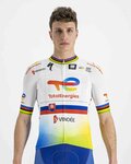 SPORTFUL Kolesarski dres s kratkimi rokavi - TOTAL ENERGIES 2022 - rumena/oranžna/bela/modra