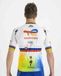 SPORTFUL Kolesarski dres s kratkimi rokavi - TOTAL ENERGIES 2022 - rumena/oranžna/bela/modra