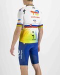 SPORTFUL Kolesarski dres s kratkimi rokavi - TOTAL ENERGIES 2022 - rumena/oranžna/bela/modra