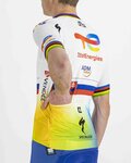 SPORTFUL Kolesarski dres s kratkimi rokavi - TOTAL ENERGIES 2022 - rumena/oranžna/bela/modra
