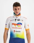 SPORTFUL Kolesarski grelnik vratu - TOTAL ENERGIES 2022 - oranžna/bela/modra/rumena