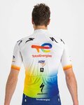 SPORTFUL Kolesarski brezrokavnik - TOTAL ENERGIES 2022 - oranžna/modra/rumena/bela