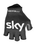 CASTELLI Kolesarske rokavice s kratkimi prsti - TEAM SKY 2019 - modra/črna