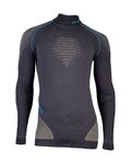 UYN Kolesarska  majica z dolgimi rokavi - EVOLUTYON - črna/siva