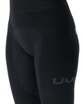 UYN Kolesarske 3/4 hlače brez naramnic - RIDEMILES LADY - črna