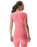 UYN Kolesarska  majica s kratkimi rokavi - EVOLUTYON UW LADY - bela/rožnata