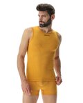 UYN Kolesarska majica brez rokavov - MOTYON - rumena