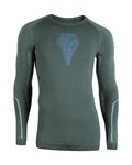 UYN Kolesarska  majica z dolgimi rokavi - VISYON - modra/zelena