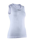 UYN Kolesarska majica brez rokavov - MOTYON LADY - bela