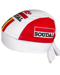 Kolesarska  bandana - LOTTO SOUDAL 2019 - bela/rdeča