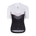 RIVANELLE Kolesarski dres s kratkimi rokavi - ARROW II - bela/črna