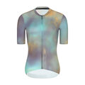 RIVANELLE Kolesarski dres s kratkimi rokavi - COSMA - vijolična/zlata