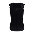RIVANELLE Kolesarski dres brez rokavov - SCALLESSA - črna