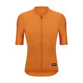 SANTINI Kolesarski dres s kratkimi rokavi - RTR - oranžna