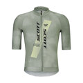 SCOTT Kolesarski dres s kratkimi rokavi - RC PRO - siva/rumena