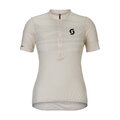 SCOTT Kolesarski dres s kratkimi rokavi - ENDURANCE LT W - bela