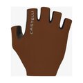 CASTELLI Kolesarske rokavice s kratkimi prsti - ESPRESSO - rjava