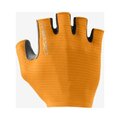 CASTELLI Kolesarske rokavice s kratkimi prsti - ESPRESSO - oranžna