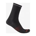 CASTELLI Kolesarske klasične nogavice - PREMIO EVO 18 - črna