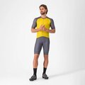 CASTELLI Kolesarski dres s kratkimi rokavi - UNLIMITED ENDURANCE 3 - rumena/siva