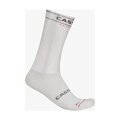 CASTELLI Kolesarske klasične nogavice - FAST FEET 4 - bela