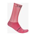 CASTELLI Kolesarske klasične nogavice - FAST FEET 4 - rožnata