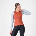 CASTELLI Kolesarski dres z dolgimi rokavi poletni - CORRETTO W LONG - modra/rdeča