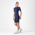 CASTELLI Kolesarski dres s kratkimi rokavi - ESPRESSO 2 W - modra