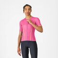 CASTELLI Kolesarski dres s kratkimi rokavi - ANIMA FLOW - rožnata